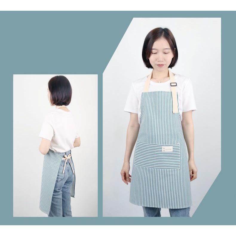 エプロン 前掛け カフェエプロン レディース 女性 胸当てエプロン