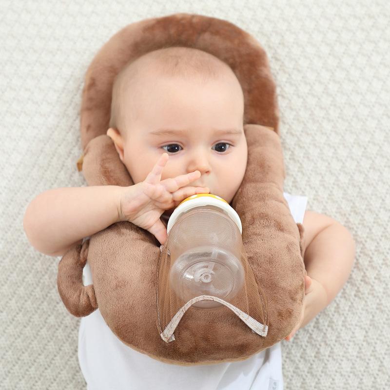 授乳クッション ベビー 便利 哺乳瓶ホルダー 枕 赤ちゃん ベビー ハンズフリー