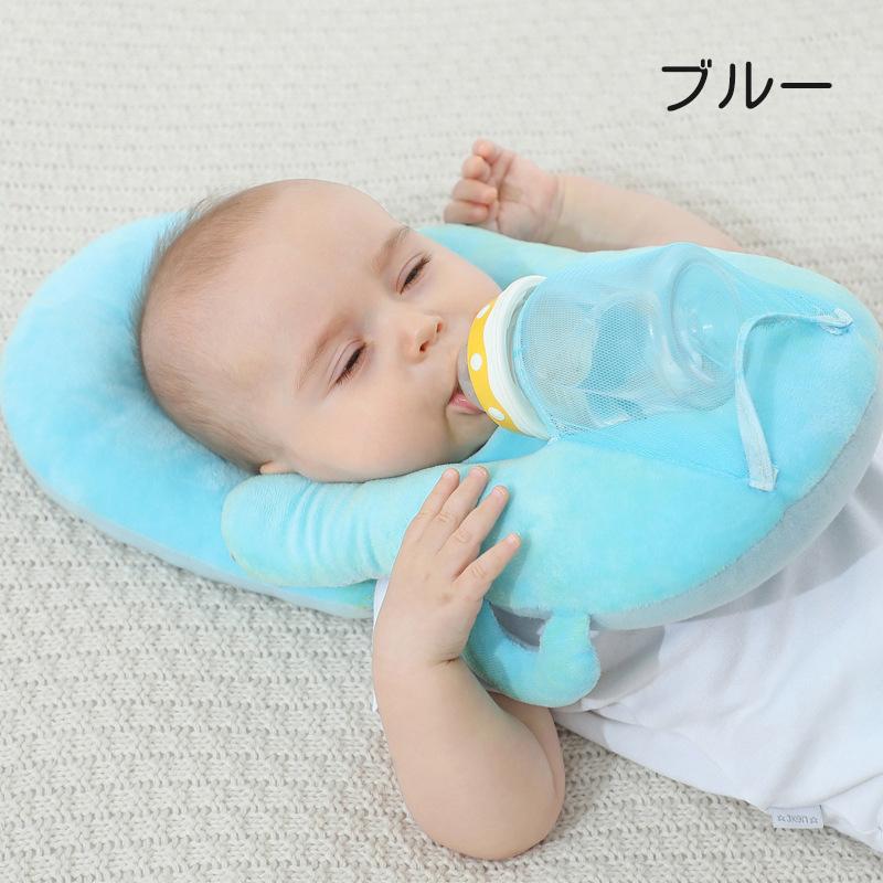 plusnao（プラスナオ） 授乳クッション 枕 哺乳瓶 ホルダー 固定