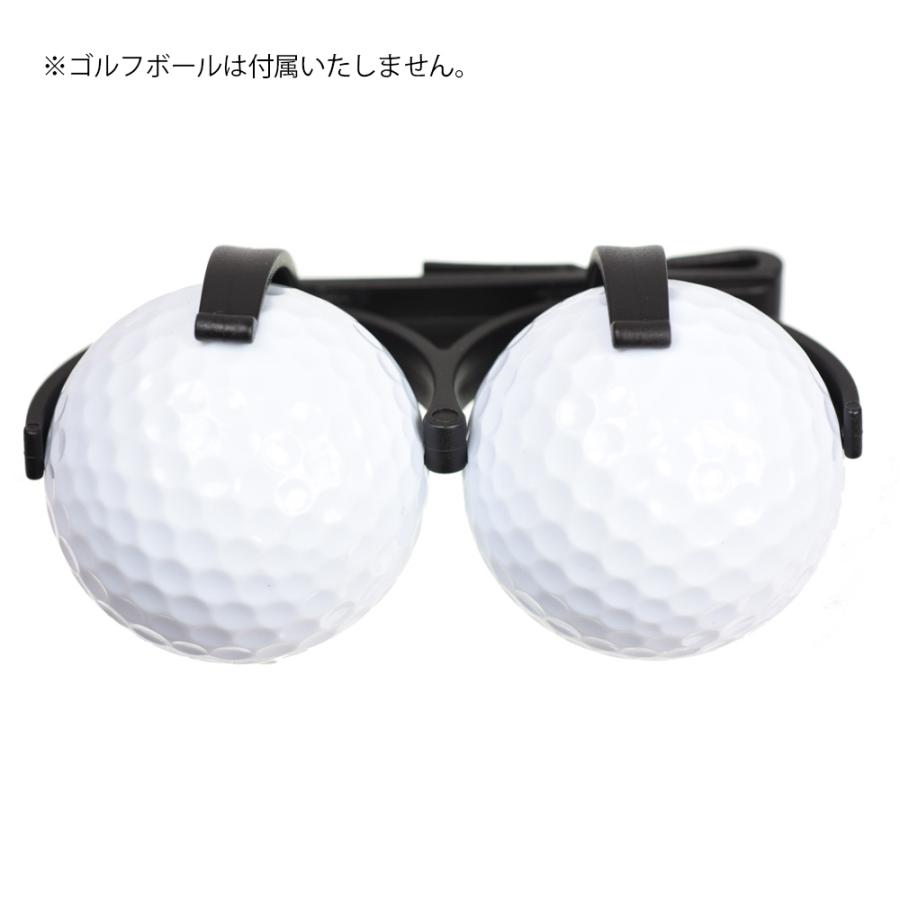 Piv'vee 布製キーホルダー メタルクリップ付き ゴルフボール入れ