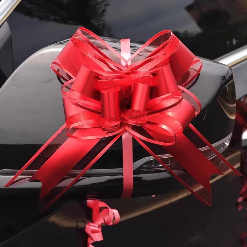 ギフトリボン plusnao ラッピング用リボン ギフトリボン 10個セット 赤 青