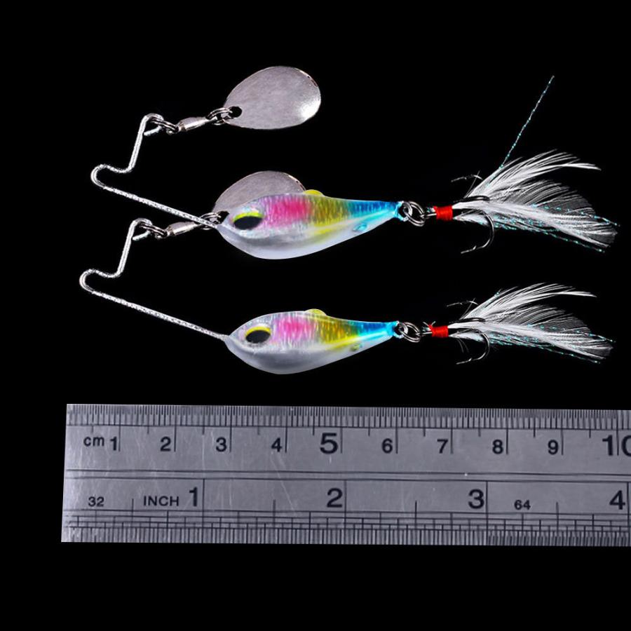 スピナーベイト ハードルアー 10g 15g 20g スピナベ コロラド トレブル