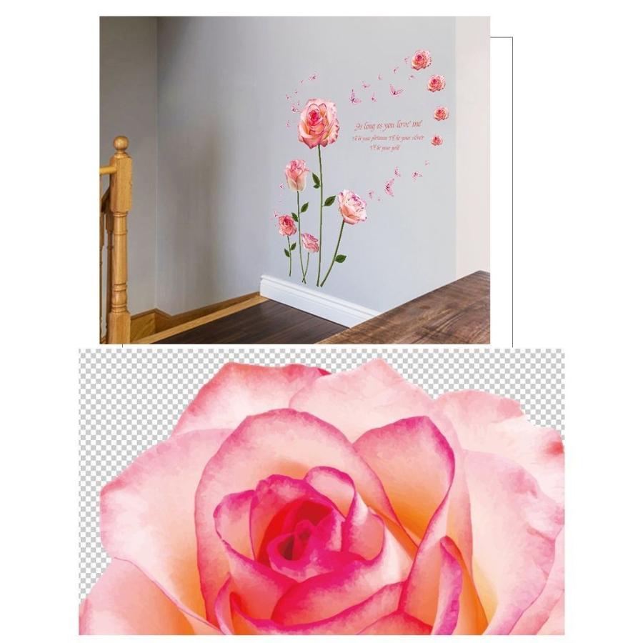 ウォールステッカー インテリア 壁紙 模様替え シール ステッカー イラスト 花 フラワー バラ ローズ ピンク 部屋 おしゃれ Diy リメイク か Zak プラスナオyahoo 店 通販 Yahoo ショッピング