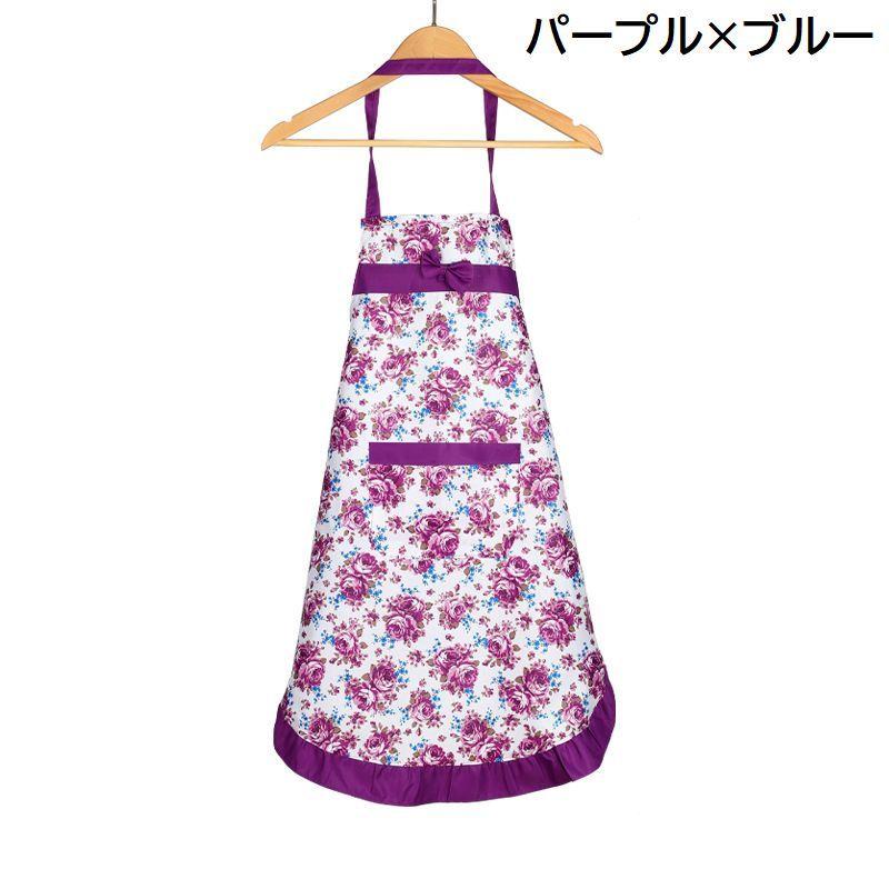 plusnao（プラスナオ） エプロン 前掛け レディース 女の子 腰ひも