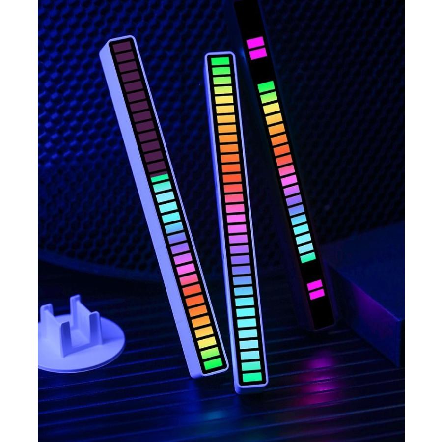 plusnao ミュージックリズムライト 車LEDライト 雰囲気ライト RGB 音楽