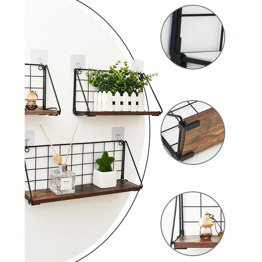 ウォールシェルフ　ウォールラック　飾り棚　Lサイズ ウォールラック おしゃれ ウォールシェルフ 飾り棚 壁掛け 木製