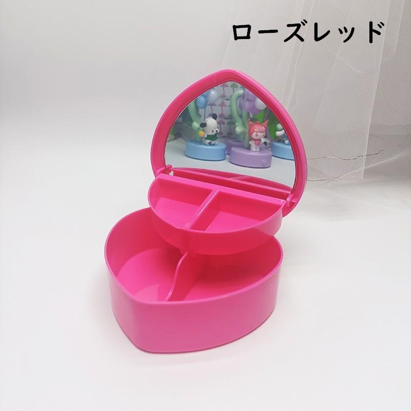 メイクボックス コスメボックス ミラー 鏡 化粧品収納 コスメ収納 小物