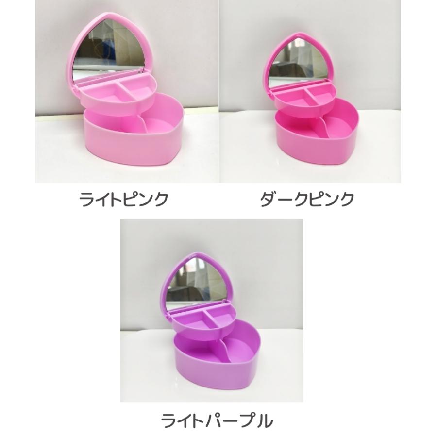 メイクボックス コスメボックス ミラー 鏡 化粧品収納 コスメ収納 小物
