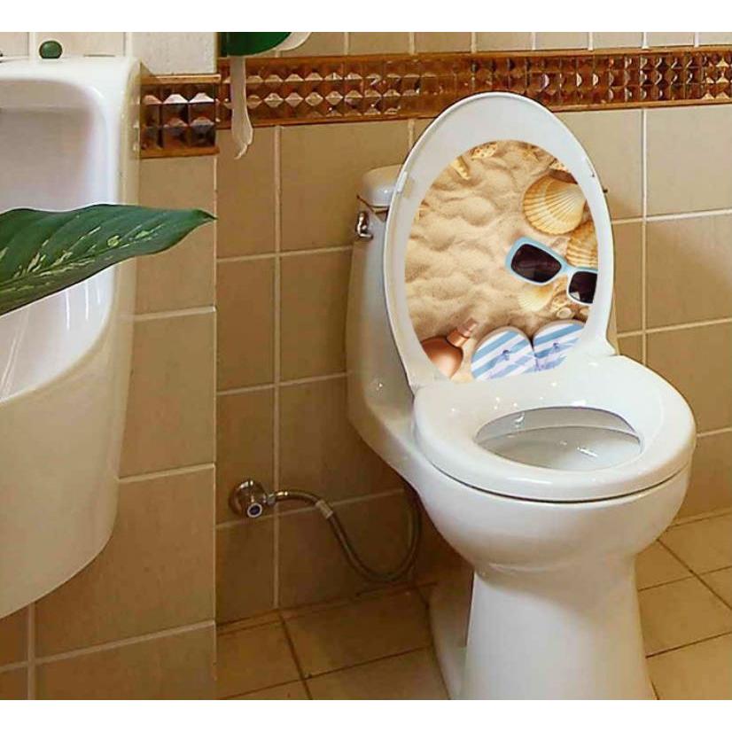 トイレステッカー 便座シール ウォールステッカー ウォールシール トイレ用 便器の蓋 トイレデコレーション DIY 壁装飾 PVC 貼ってはがせる 防 | plusnao | 02