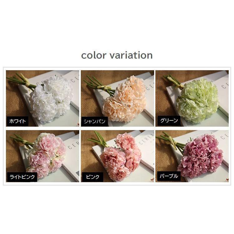 造花 アーティフィシャルフラワー フェイクフラワー 5本入り DIY