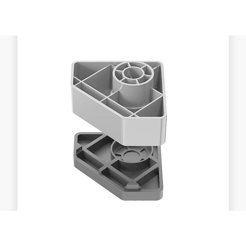 洗濯機かさ上げ台 4個セット 8cm 底上げ台 置き台 洗濯機台 防振ゴム