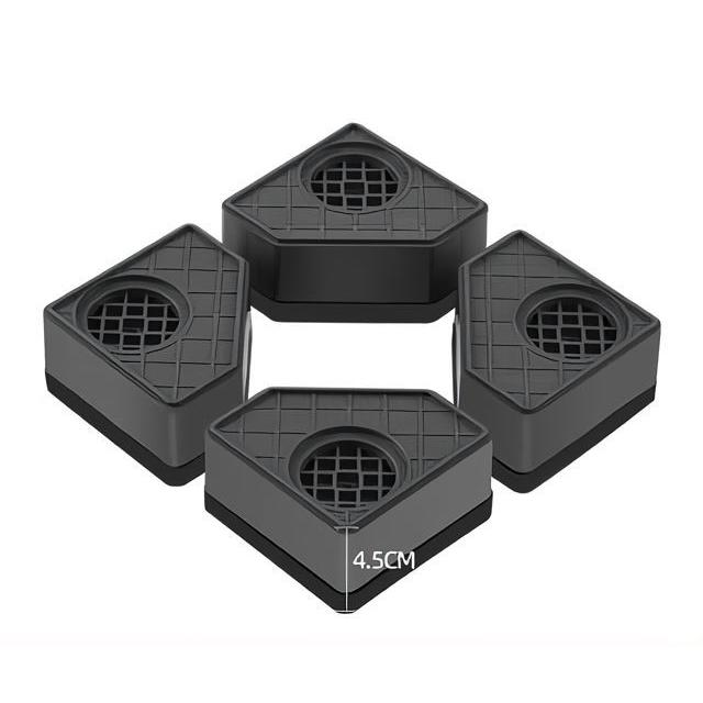 防振かさ上げ台 4個セット 傷防止 騒音対策 滑り止め 洗濯機 洗濯機かさ上げ台 4個セット 4.5cm 底上げ台 置き台 洗濯機台 防振ゴム