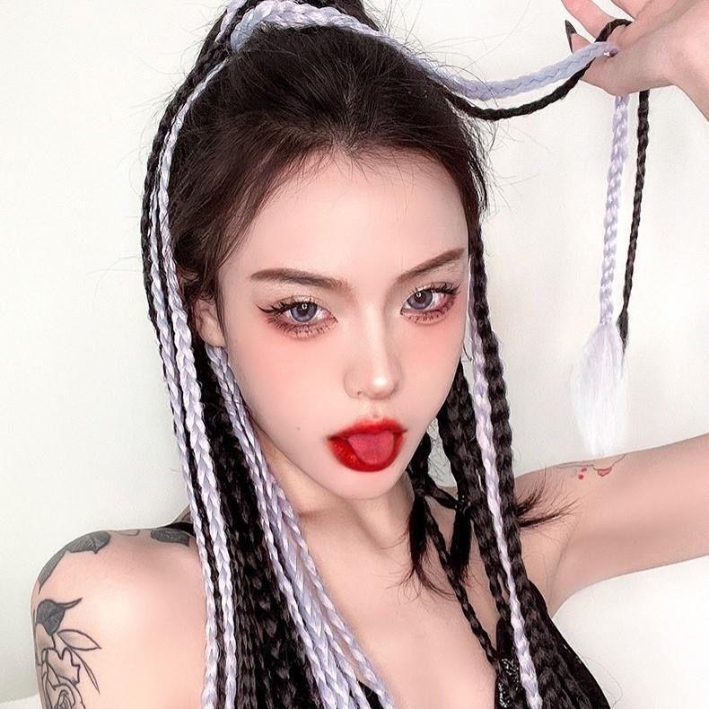 エクステ エクステンション 三つ編み ブレイズ レディース 女性