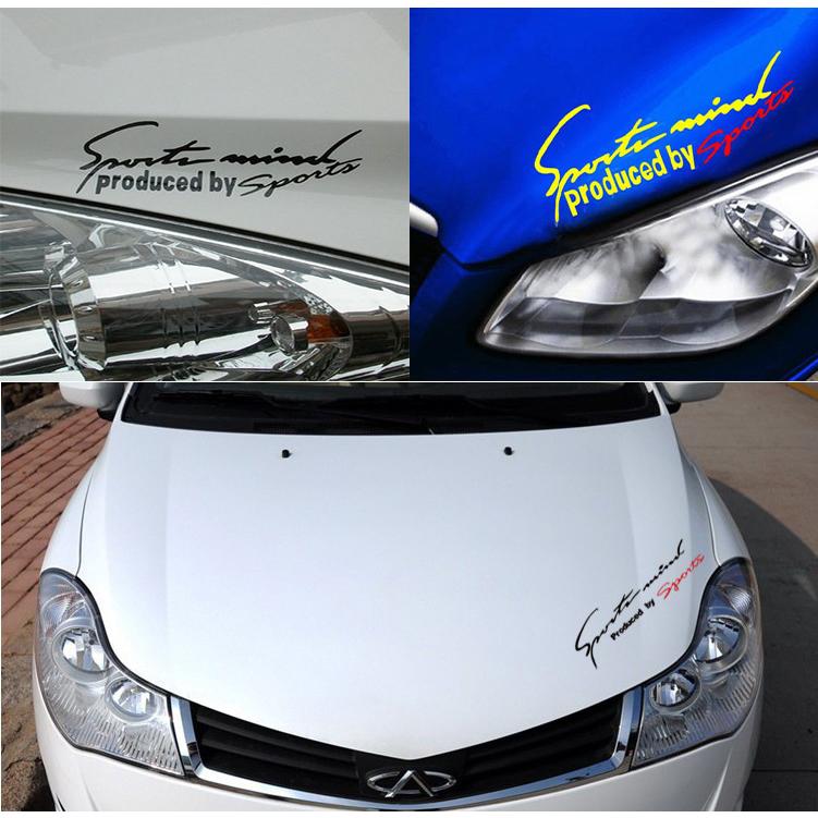 カーステッカー シール 自動車 デカール デコパーツ カー用品 筆記体 