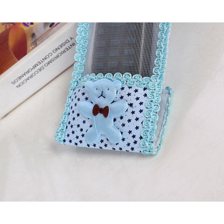 リモコンカバー 同色同サイズ2個セット かわいい マジックテープ