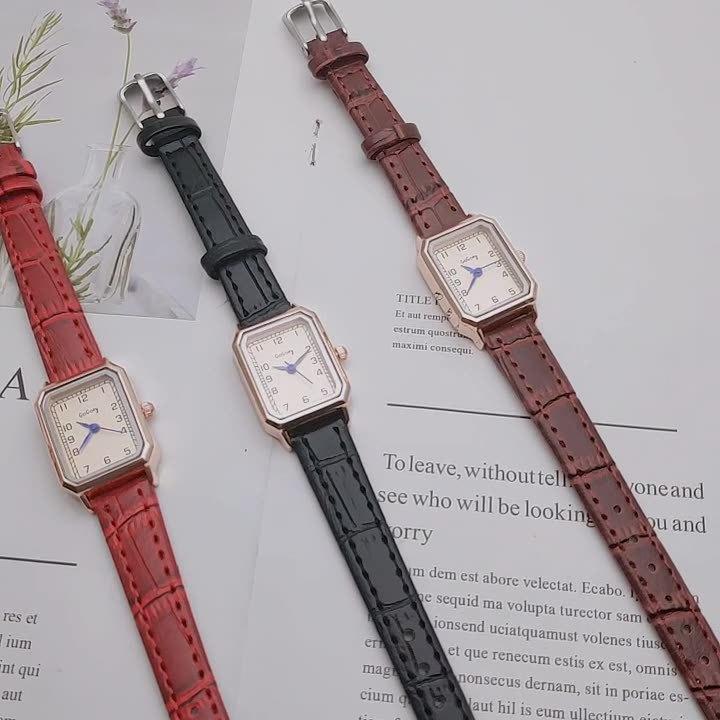 腕時計 レディース 女性用 リストウオッチ スクエア レクタンギュラー