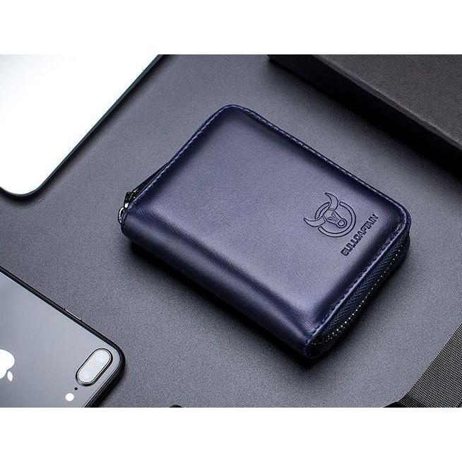 カードケース メンズ レザー 本革 シンプル 二つ折り ジャバラ 多収納 大容量 スキミング防止 フリーポケット 財布 小銭入れ カードホルダー コイ|plusnao|02