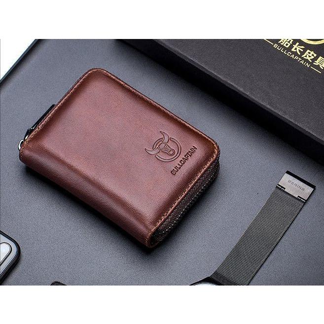 カードケース メンズ レザー 本革 シンプル 二つ折り ジャバラ 多収納 大容量 スキミング防止 フリーポケット 財布 小銭入れ カードホルダー コイ|plusnao|04