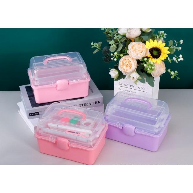 収納ボックス 収納ケース 3段 工具箱 ツールボックス 小物収納 持ち