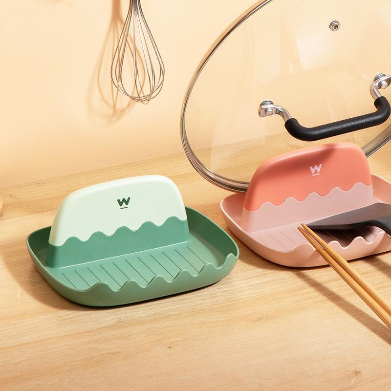 キッチンツールスタンド 鍋ふたスタンド お玉置き 菜箸置き 調理器具置き場 キッチン用品 キッチン雑貨 台所用品 日用雑貨 便利グッズ 波型 おしゃれ プラスナオ Paypayモール店 通販 Paypayモール