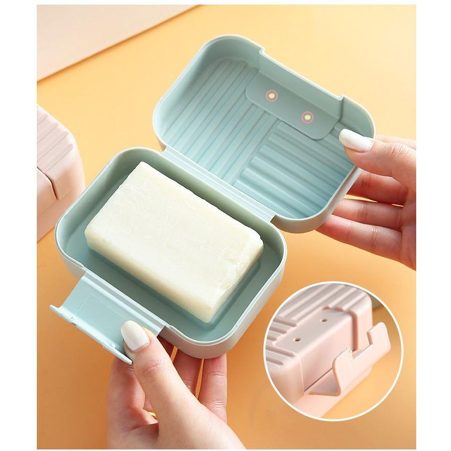 plusnao（プラスナオ） 石鹸ケース 石鹸入れ 石鹸箱 蓋付き フタ