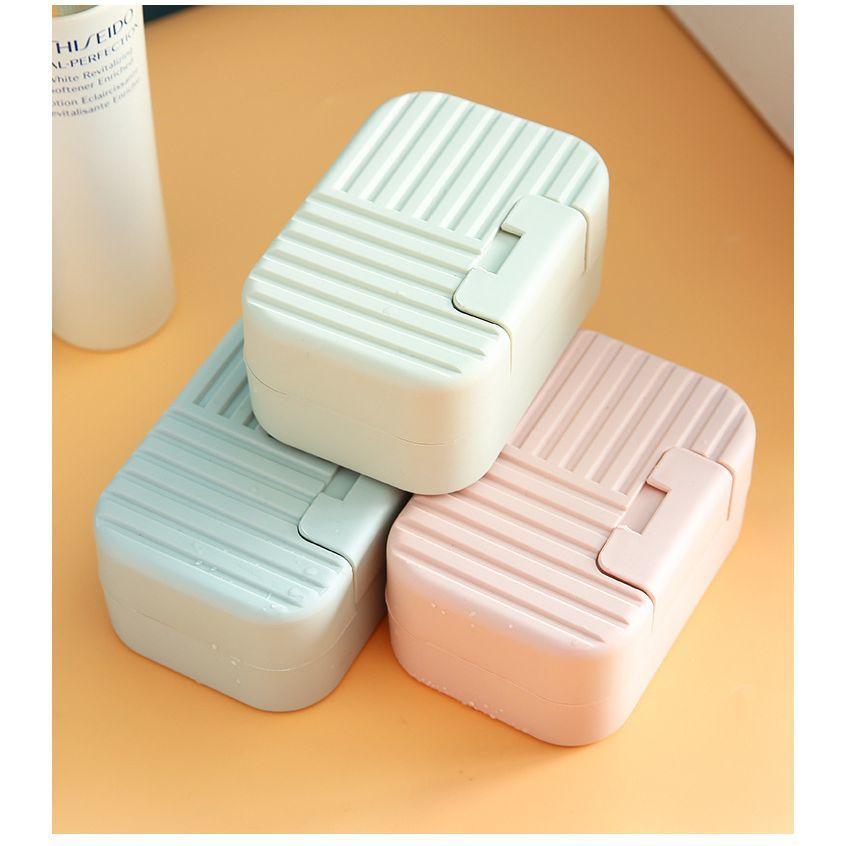 plusnao（プラスナオ） 石鹸ケース 石鹸入れ 石鹸箱 蓋付き フタ
