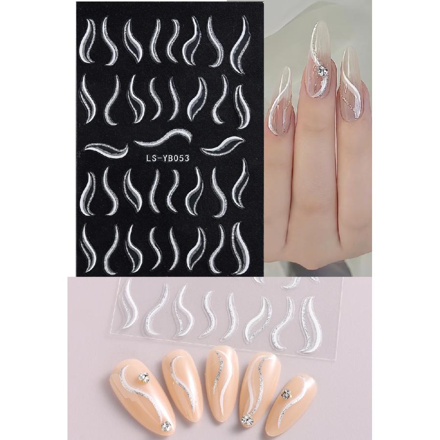 ネイルシール デコシール 2枚セット ネイルアート用品 セルフ