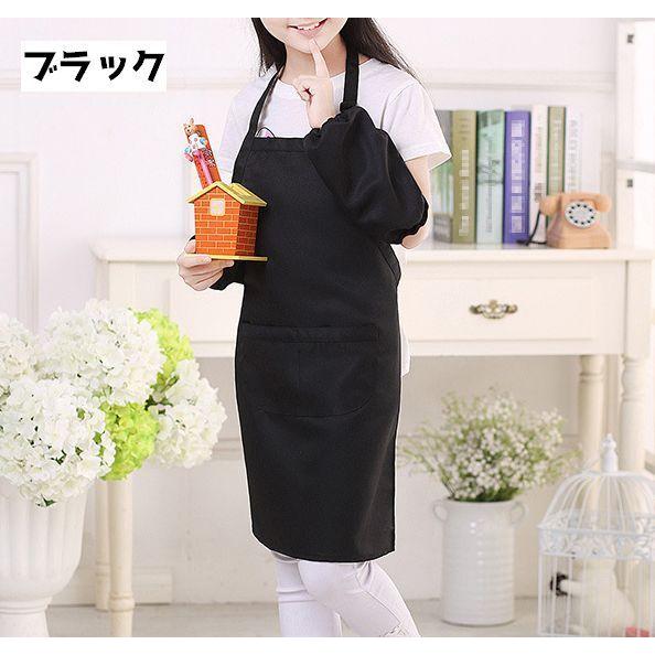 エプロン キッズ 子供 単品 キッチン用品 雑貨 無地 シンプル ポケット