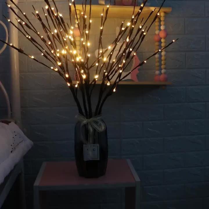 テーブルランプ LED ツリーライト ブランチツリー 木 枝 間接照明 電池