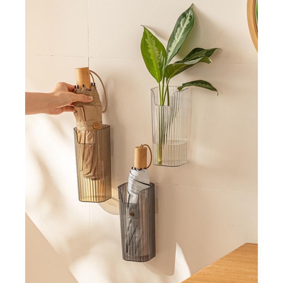 傘立て 傘スタンド 壁設置 強力粘着固定 8本収納 コンパクト 省スペース 傘立て 傘スタンド 壁設置 強力粘着固定 8本収納 コンパクト 省