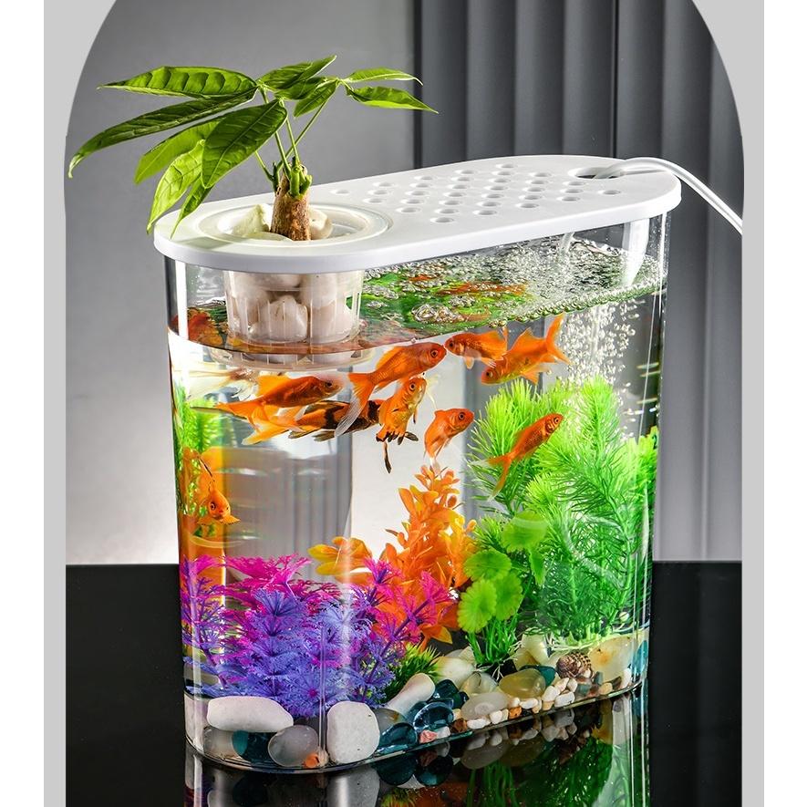 水槽 金魚鉢 ペット用品 プラスチック アクアリウム 鑑賞魚