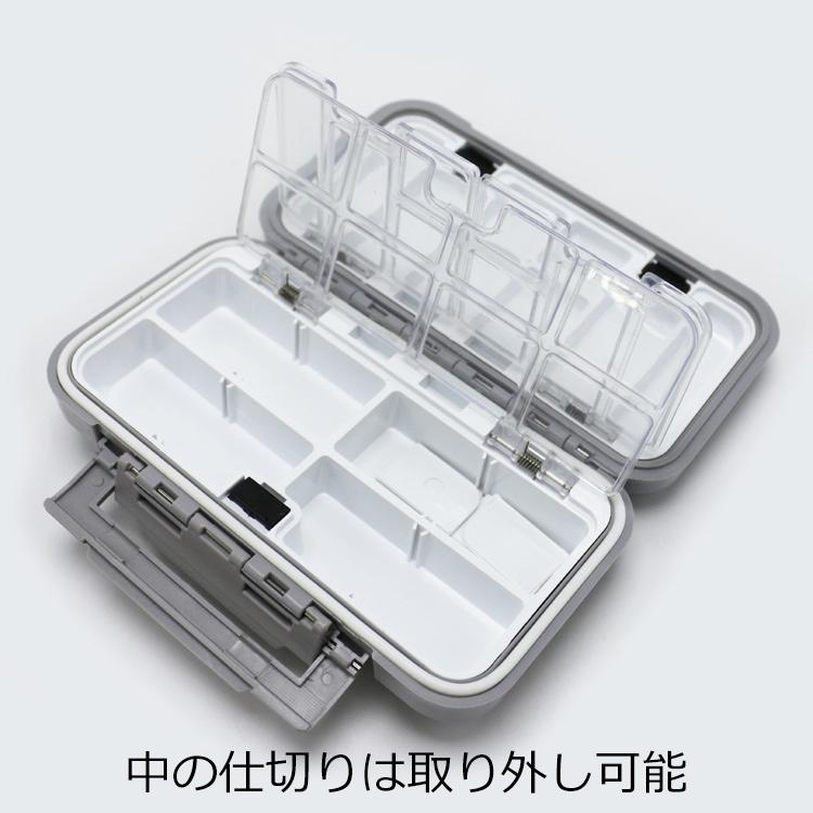 plusnao（プラスナオ） ルアーケース 道具箱 釣り用品 両面収納 仕切板