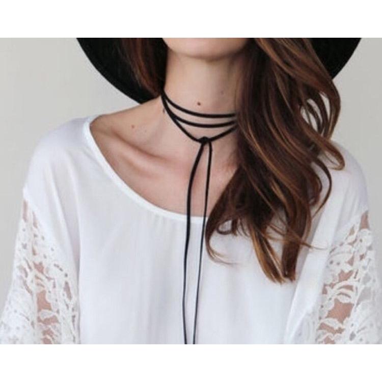 チョーカー ネックレス アクセサリー ロングネックレス ロングチョーカー レディース 婦人用 金具付き プラスナオ Paypayモール店 通販 Paypayモール