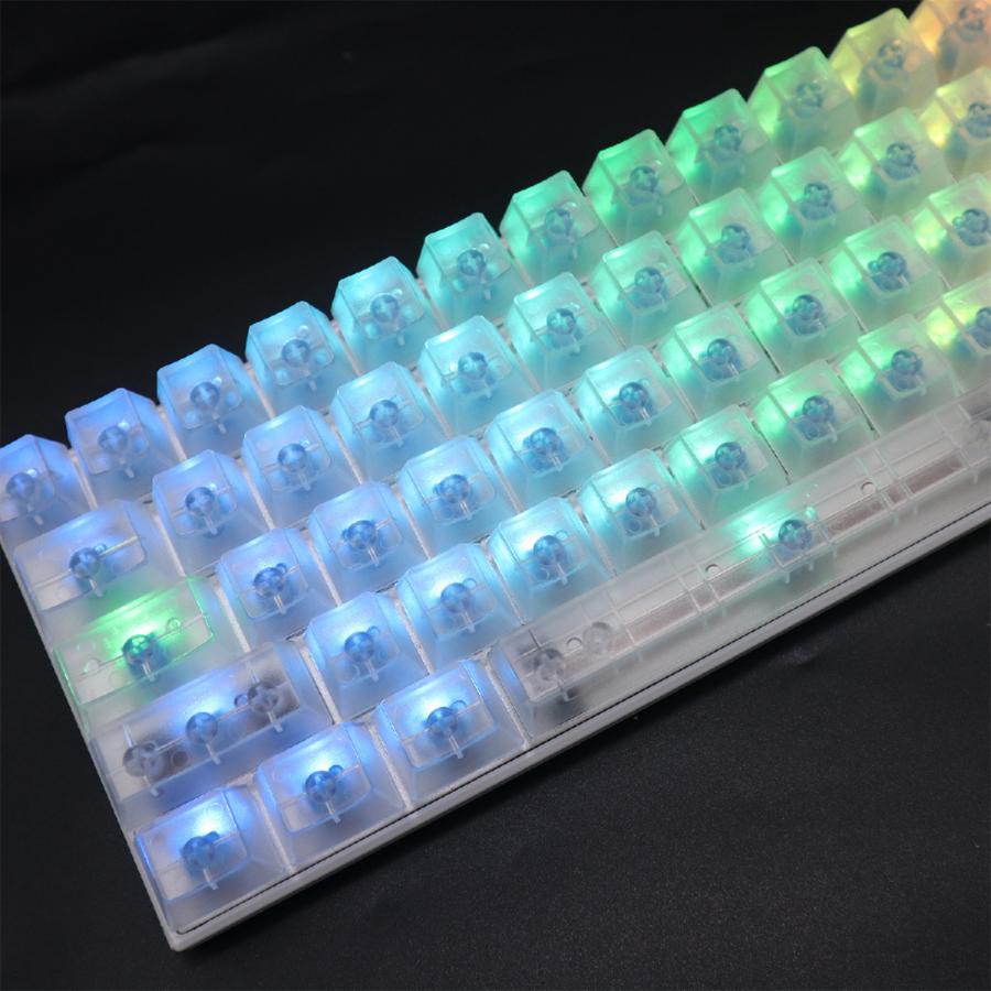 キーキャップ メカニカルキーボード用 104キー スケルトン 印字なし