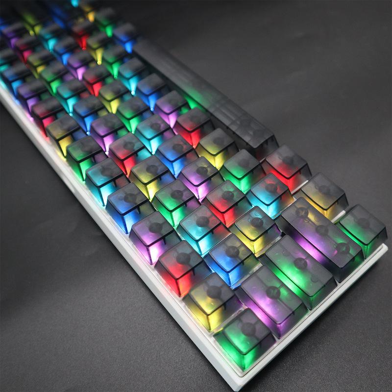 キーキャップ メカニカルキーボード用 104キー スケルトン 印字なし