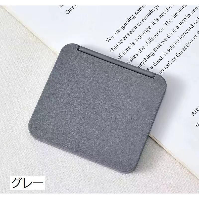 手鏡 コンパクトミラー ハンドミラー 両面タイプ 二面 折りたたみ