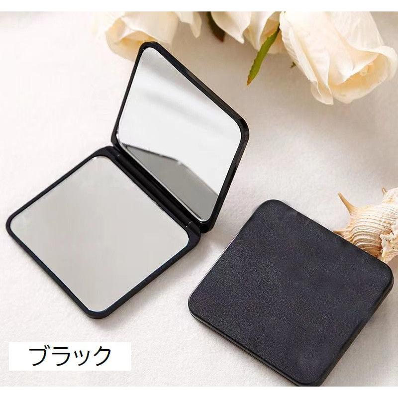 手鏡 コンパクトミラー ハンドミラー 両面タイプ 二面 折りたたみ