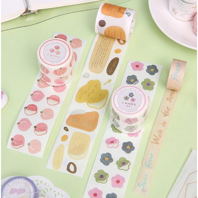 デコレーションシール 雑貨 小物 ステッカーシール 和紙シール ピーチ フラワー かわいい Diy アレンジ 装飾シール 手帳 日記 手紙 デコシール プラスナオ Paypayモール店 通販 Paypayモール