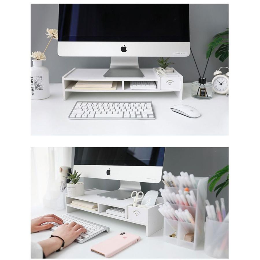 チェア型　ディスプレイ台　スチール製 モニタースタンド モニター台 デスクラック ディスプレイラック