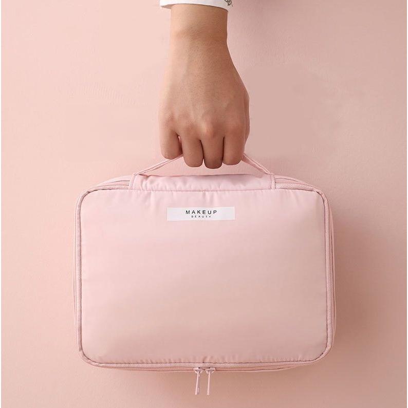 化粧ポーチ バニティポーチ コスメポーチ メイクポーチ 大容量 ブラシ