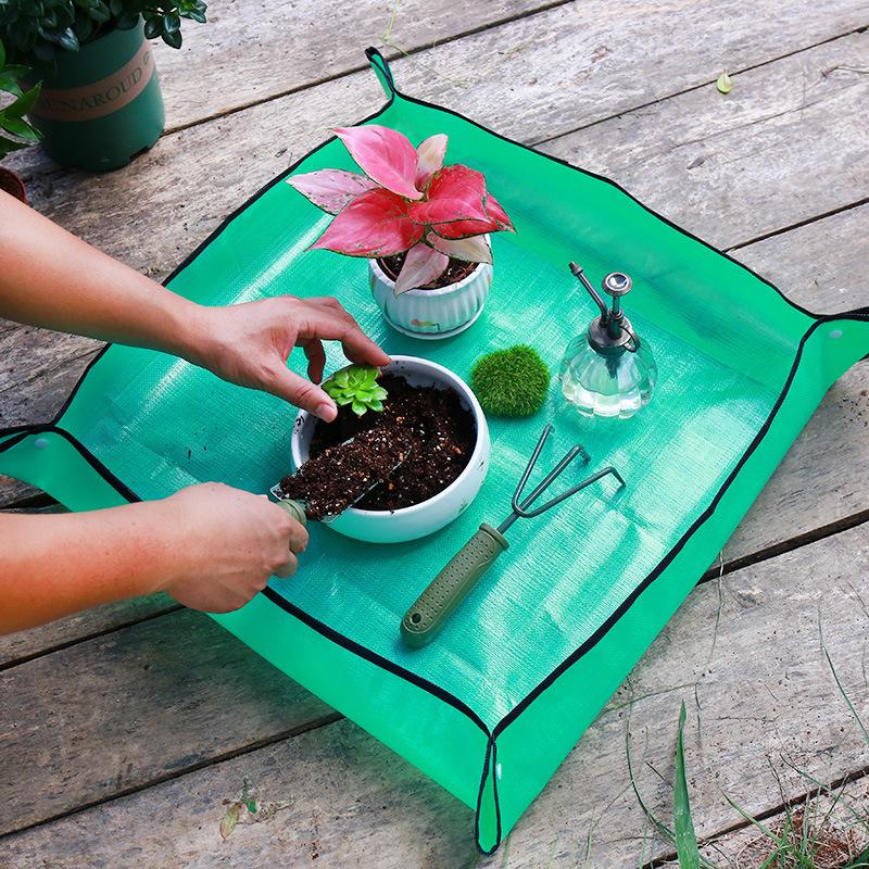 園芸シート 植え替え用トレイ 100cm プランティングマット 防水
