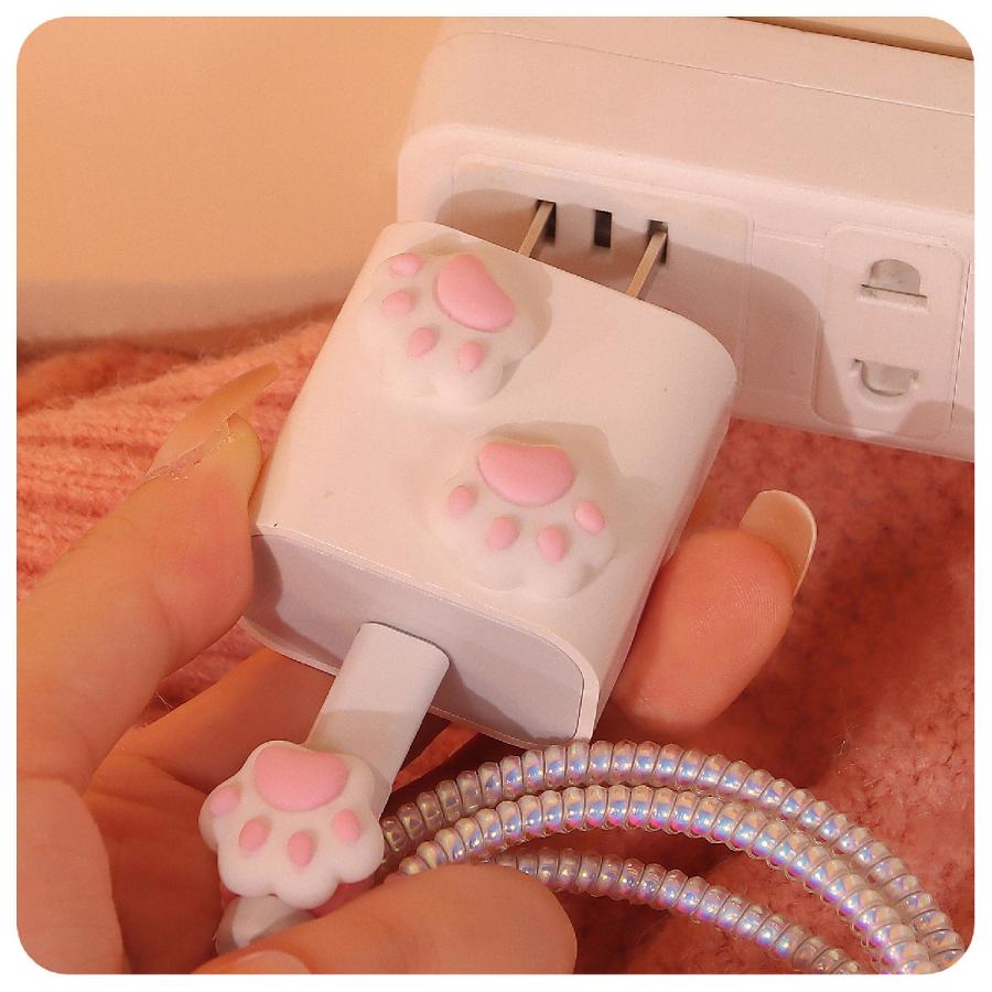 ケーブルカバー 4個セット ケーブルプロテクター 保護カバー 充電器