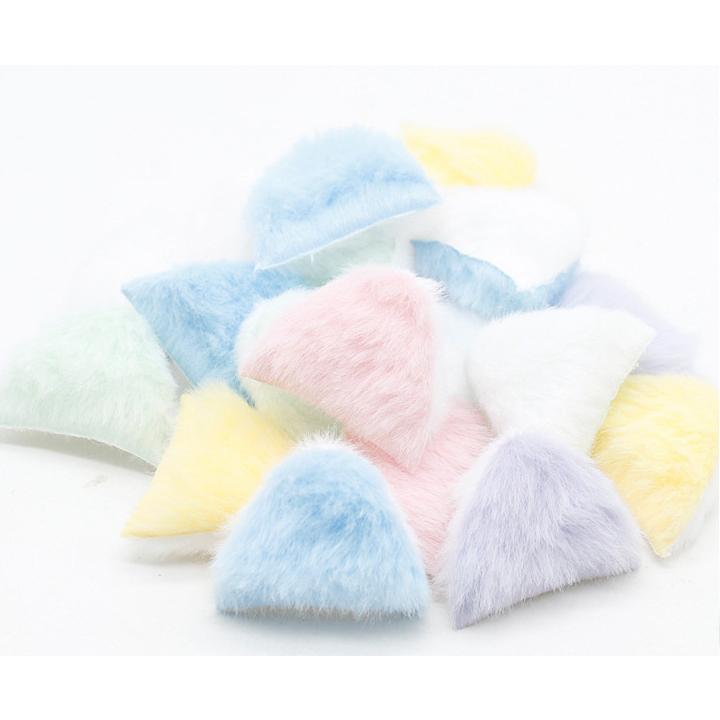 猫耳 ハンドメイドパーツ 同色10個セット アクセサリーパーツ ねこみみ
