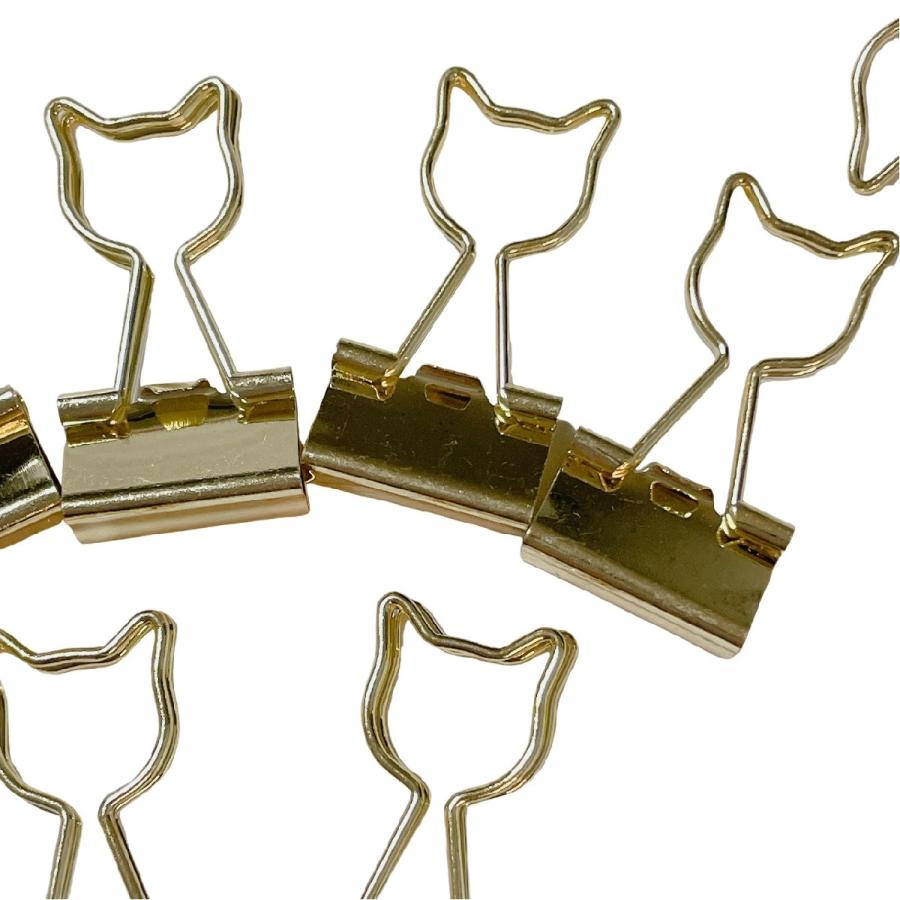 plusnao（プラスナオ） ダブルクリップ 10個セット メタルクリップ