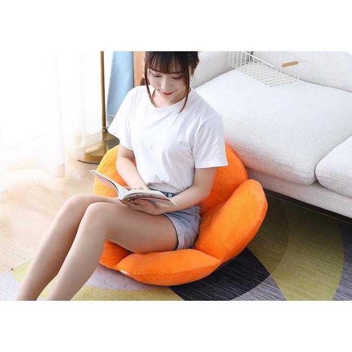 クッション 座布団 フロアクッション チェアクッション 75 40cm 花型