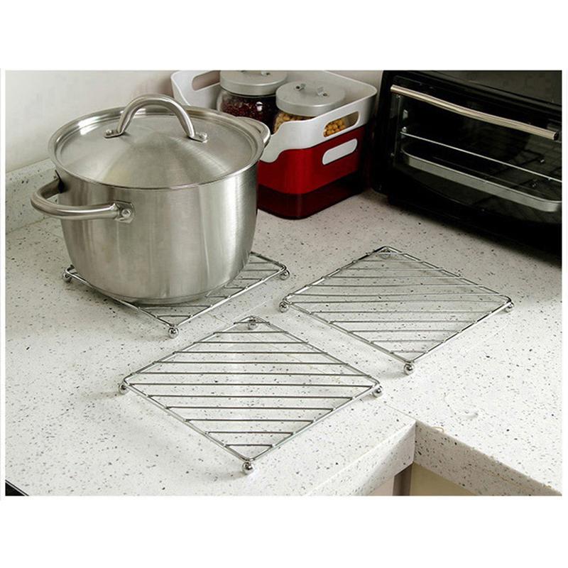 plusnao（プラスナオ） 鍋敷き 単品 1個 なべしき 鍋置き スチール