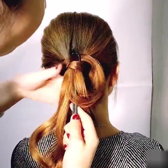 ヘアアレンジスティック 2個セット ヘアアレンジ ツール くるりんぱ