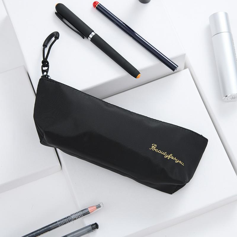 ペンケース ペンポーチ 筆箱 文房具入れ 文具 マーカー入れ かわいい おしゃれ シンプル ステーショナリー ファスナー ロゴ 無地 鉛筆 シャーペン プラスナオ Paypayモール店 通販 Paypayモール