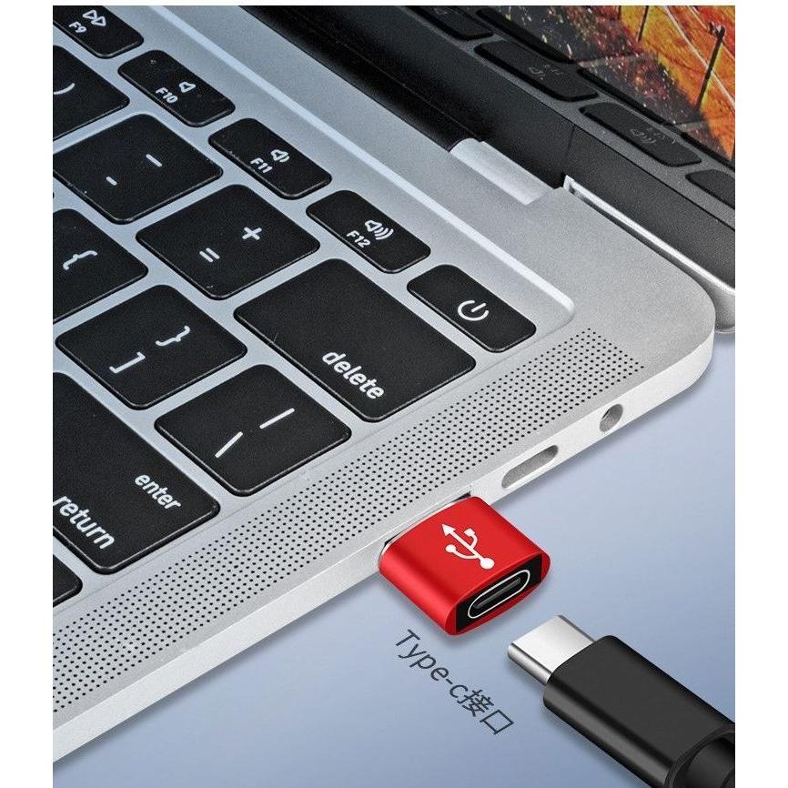 USB TYPE-C 変換アダプター 小型 TYPE-Cメス USBオス 小型変換アダプター 変換コネクター データ転送 シンプル｜plusnao｜03