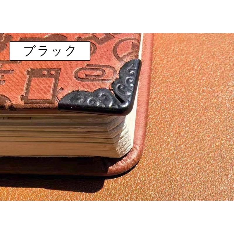 コーナー金具 20個入り クラフト材料 約14mm ハンドメイド 手帳 角